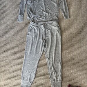 GAP Soft Gray Jogger Pajama Set